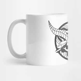 Dragon's Crest (Black Outline) Mug